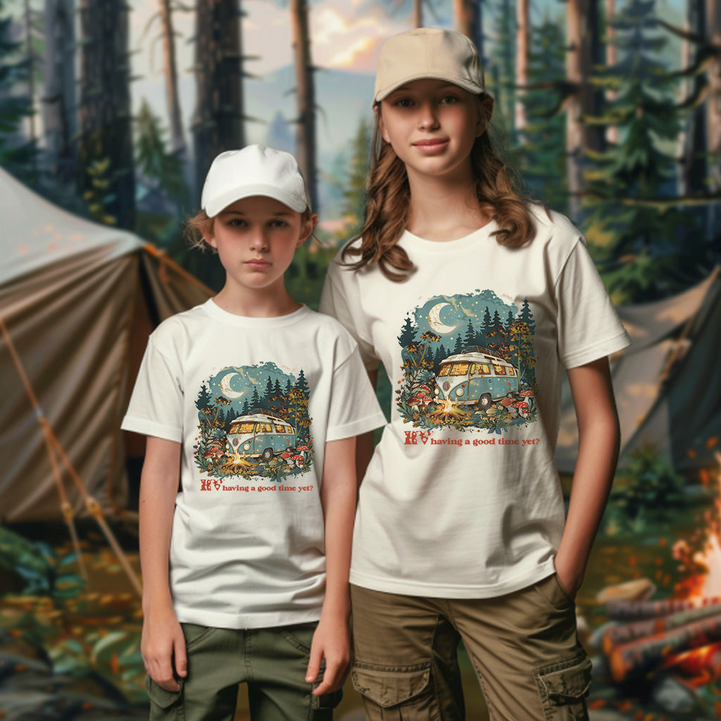 Camping Style T-Shirt, Unisex, Short Sleeve, Designed For Nature Lovers, Cam003